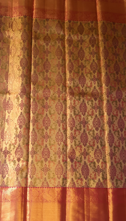 Bridal Tissue Kanchipuram Silk Saree