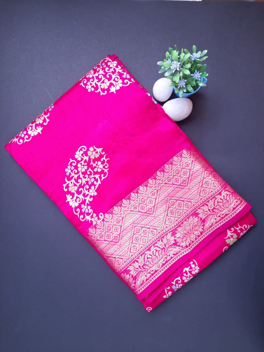 Dark Pink Binny Silk